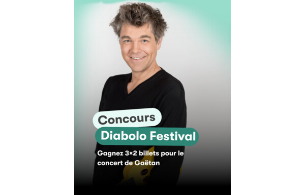 Concours Romande Energie - Gagnez 3×2 billets pour le concert de Gaëtan ...