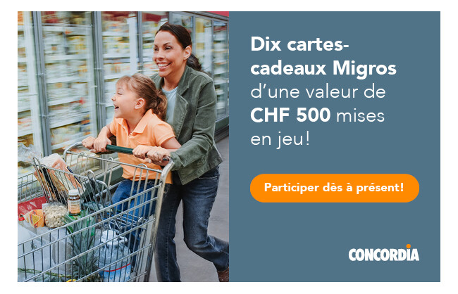 Dix cartes cadeaux Migros de Fr. 500.- à gagner