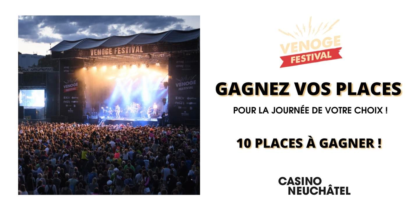 Concours CASINO NEUCHÂTEL - Gagnez 2 places pour la soirée de votre ...