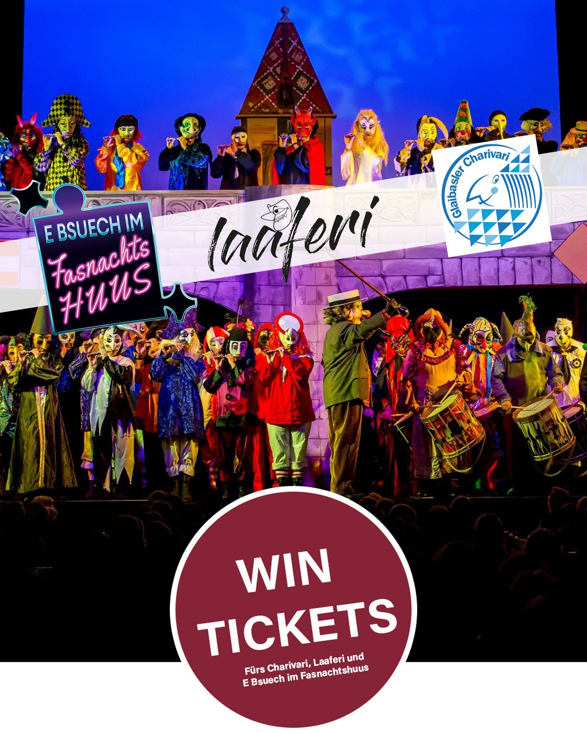 Concours Bell - Gagnez des billets pour le Carnaval de Bâle - Concours.ch