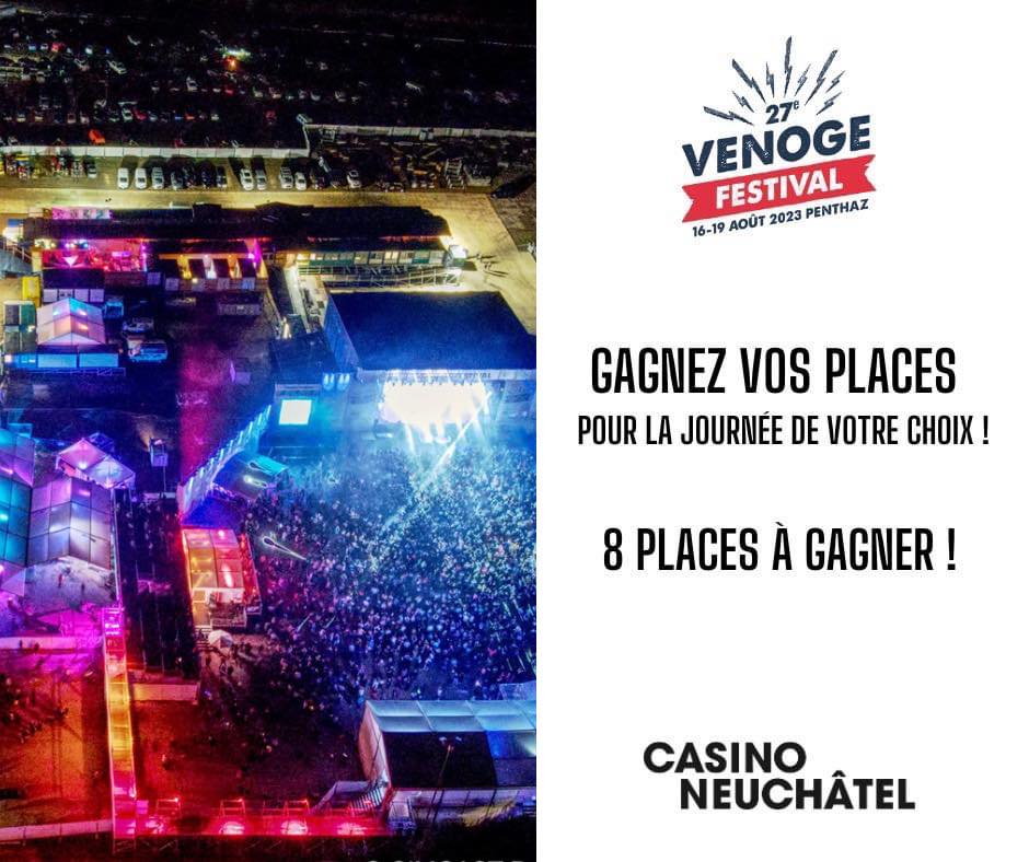 Concours CASINO NEUCHÂTEL - Gagnez 2 places pour la soirée de votre ...