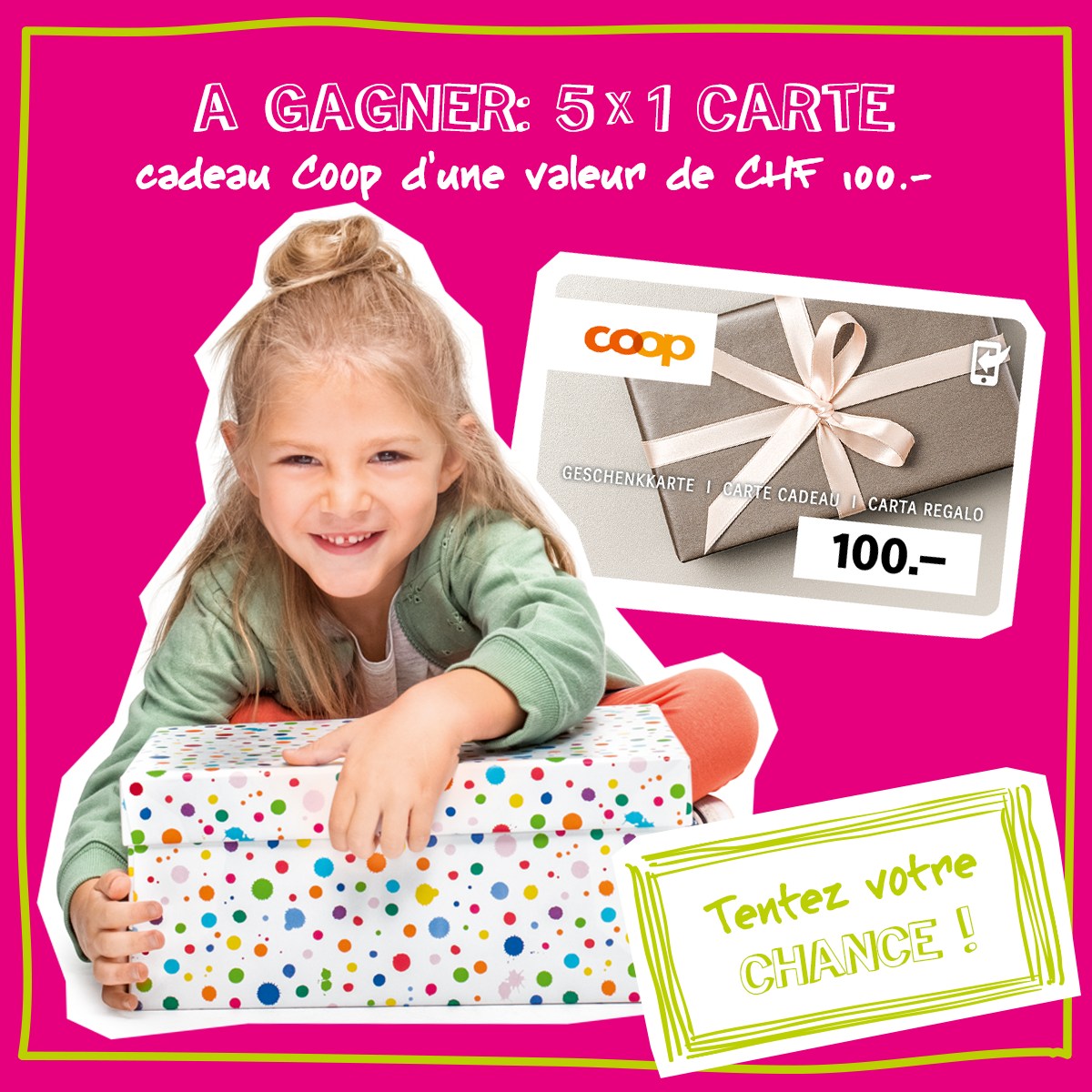 Concours Hello Family - Gagnez 5 cartes cadeaux Coop d'une valeur de ...