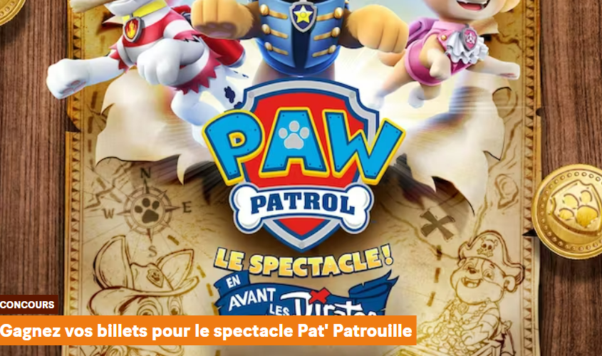 Concours Le Matin - Gagnez vos billets pour le spectacle Pat ...