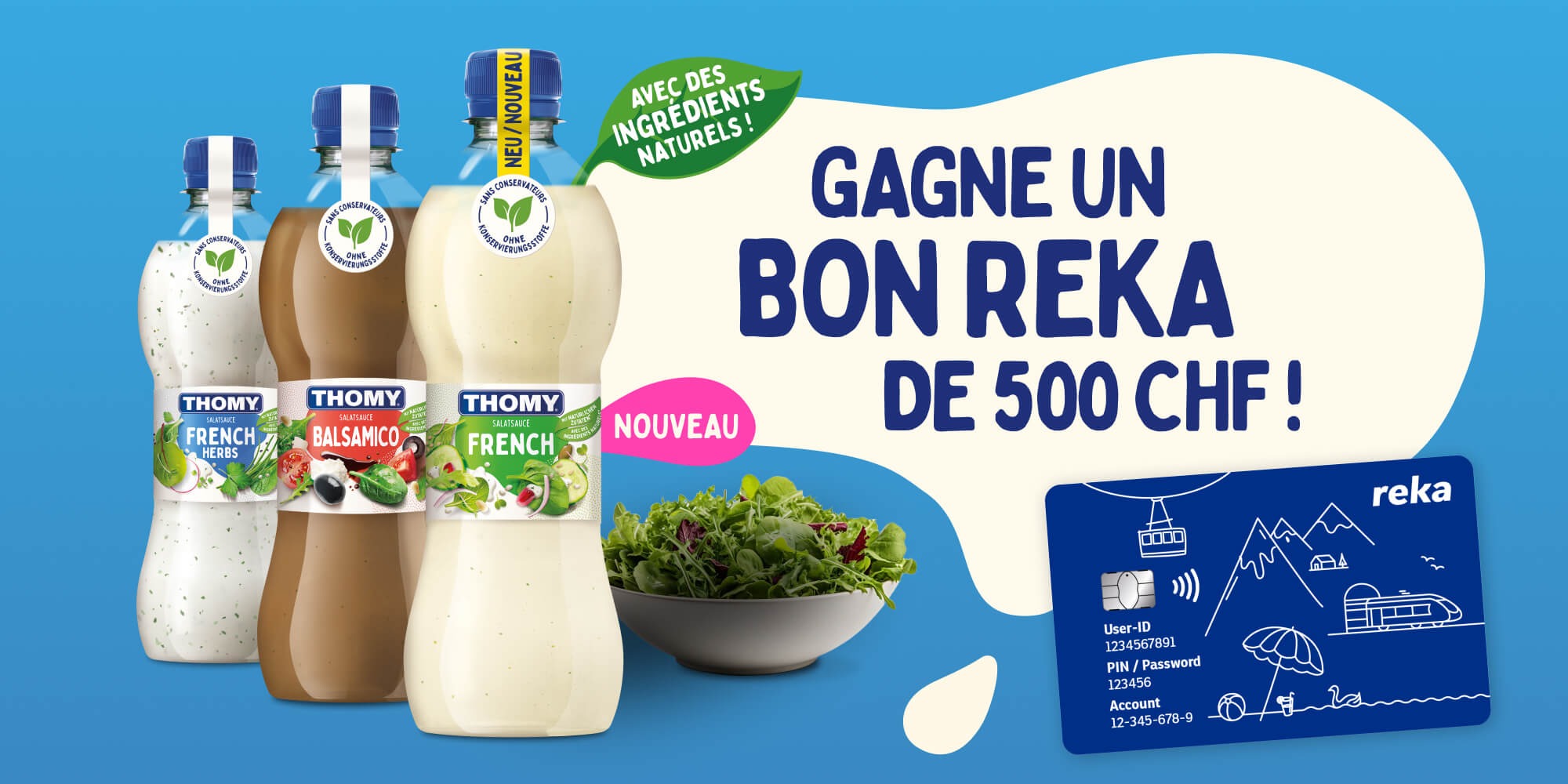 Concours Nestlé Thomy - Gagnez une carte cadeau REKA pour vos ...