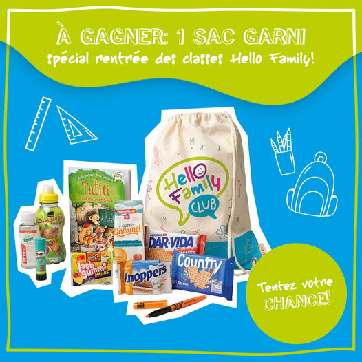 Concours Hello Family - Gagnez un petit sac spécial rentrée pour vos ...
