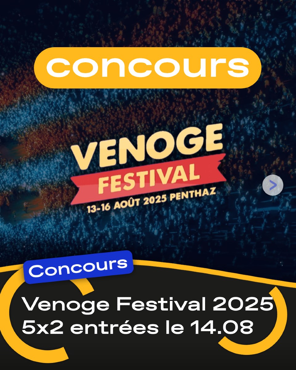 Concours carac.tv - Gagnez 5x 2 billets pour la soirée du jeudi 14 août ...