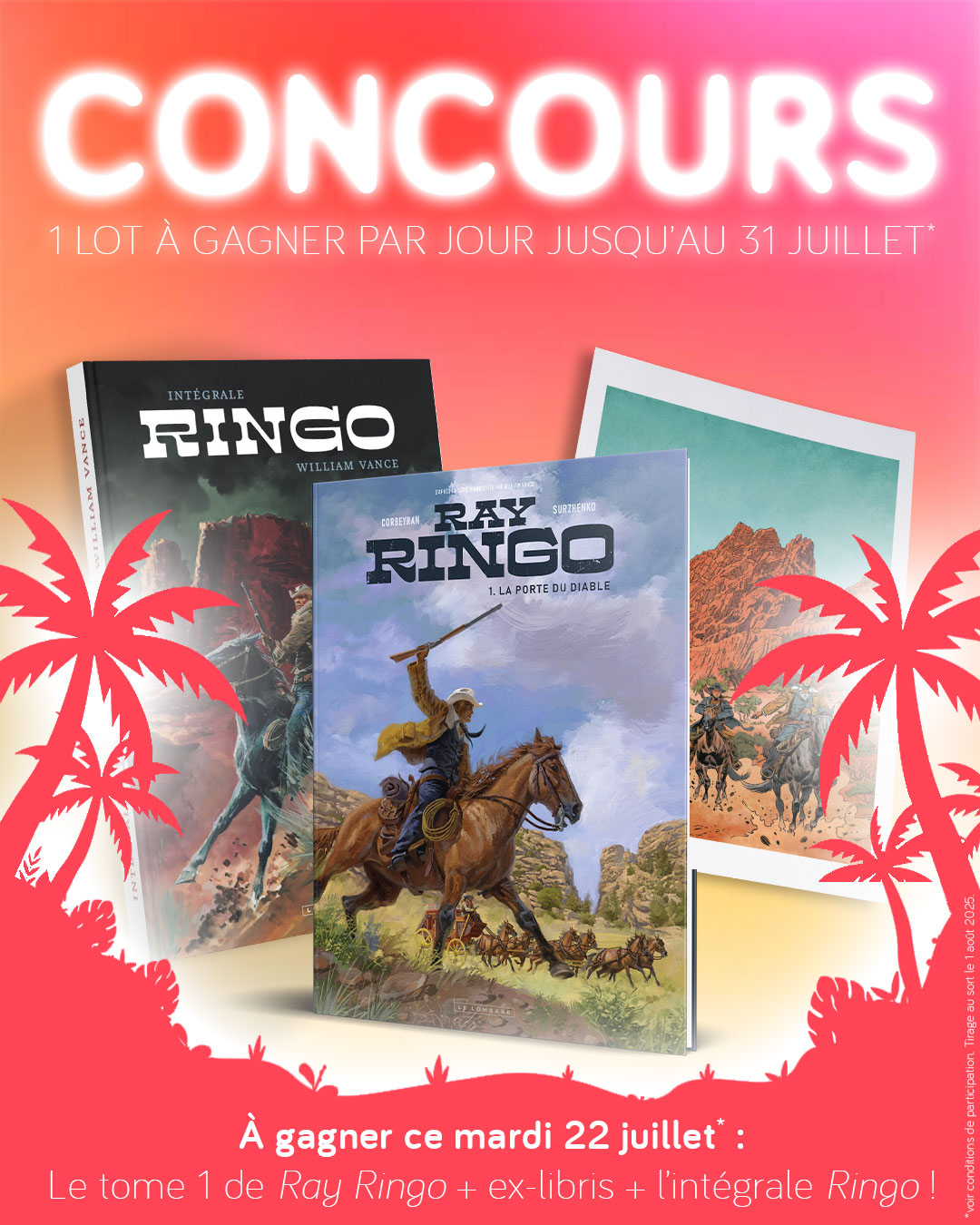 Roman Ringo Ringo Concours Le Lombard - Gagnez le tome 1 de Ray Ringo + un ex-libris de ...