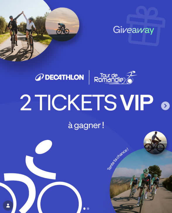 Concours decathlon_ch - Gagnez vos 2 billets VIP pour le Tour de ...