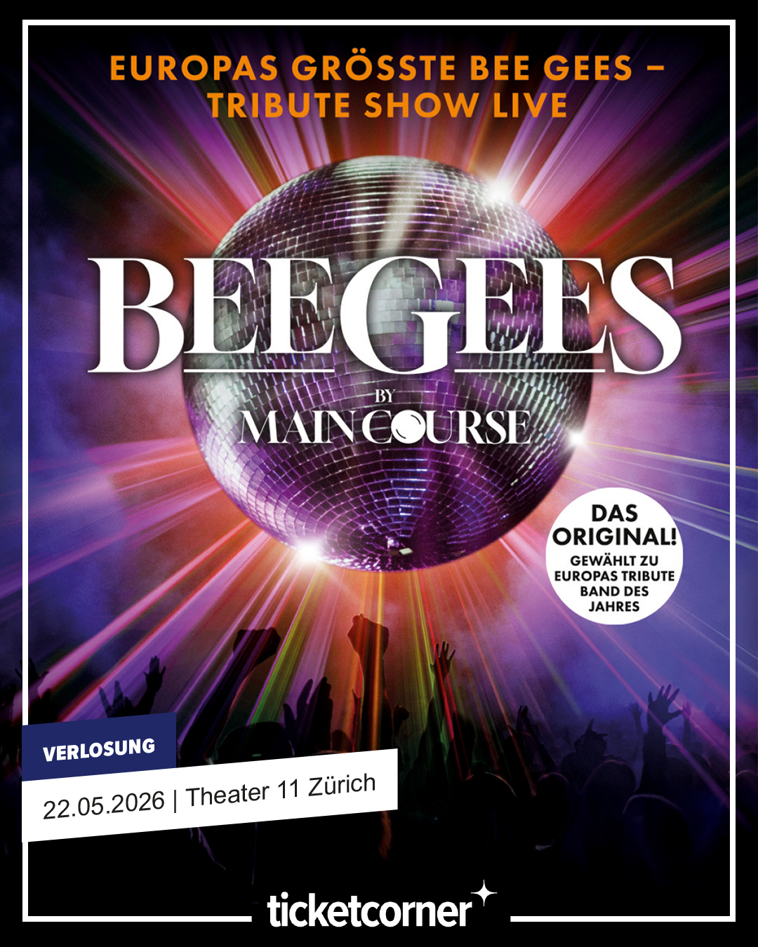 Concours ticketcorner - Gagnez vos 2 billets pour Le groupe Bee Gees by ...