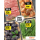 Profitez des actions de la semaine chez Coop, Exemple: 50% de rabais sur les côtelettes de porc Naturafarm