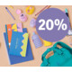 Profitez de 20% sur tous les cartables et sacs à dos chez Coop City