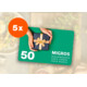 Gagnez l'une des 5 cartes cadeaux Migros de CHF 50.-