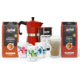 Gagnez l'un des 2 approvisionnements annuel de café, avec un coffret moka et une boîte à expresso, 2 verres à café latte ainsi qu'un coffret de tasses SalzburgMilch