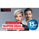 Profitez d’une réduction de CHF 15.– sur les coupes homme et femme coupe et brushing chez Gidor