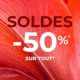 Profitez d'un rabais de 50% sur tous les produits chez Yves Rocher