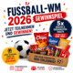Gagne l’un des 5 coffrets de snacks et bonbons Coupe du Monde d’une valeur de CHF 100.- chacun