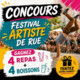 Gagnez votre sortie avec 4 repas et 4 boissons (sans alcool)