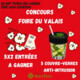 Gagnez 5x 2 entrées pour la Foire du Valais avec 5 couvre-verres anti-intrusion pour profiter de vos soirées en toute tranquillité !