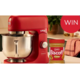 Gagnez robot culinaire Kenwood kMix Édition Suisse, noir ou rouge vif