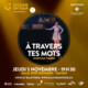 Gagnez 3x 2 billets pour le spectacle "À travers tes mots" de Joséphine Thurre le 5 novembre, Salle José Giovanni, Salvan